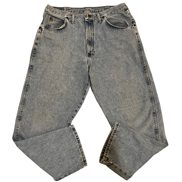 Wrangler Other - Wrangler Men's Denim Jeans Light Wash Size 34 Straight Leg‎